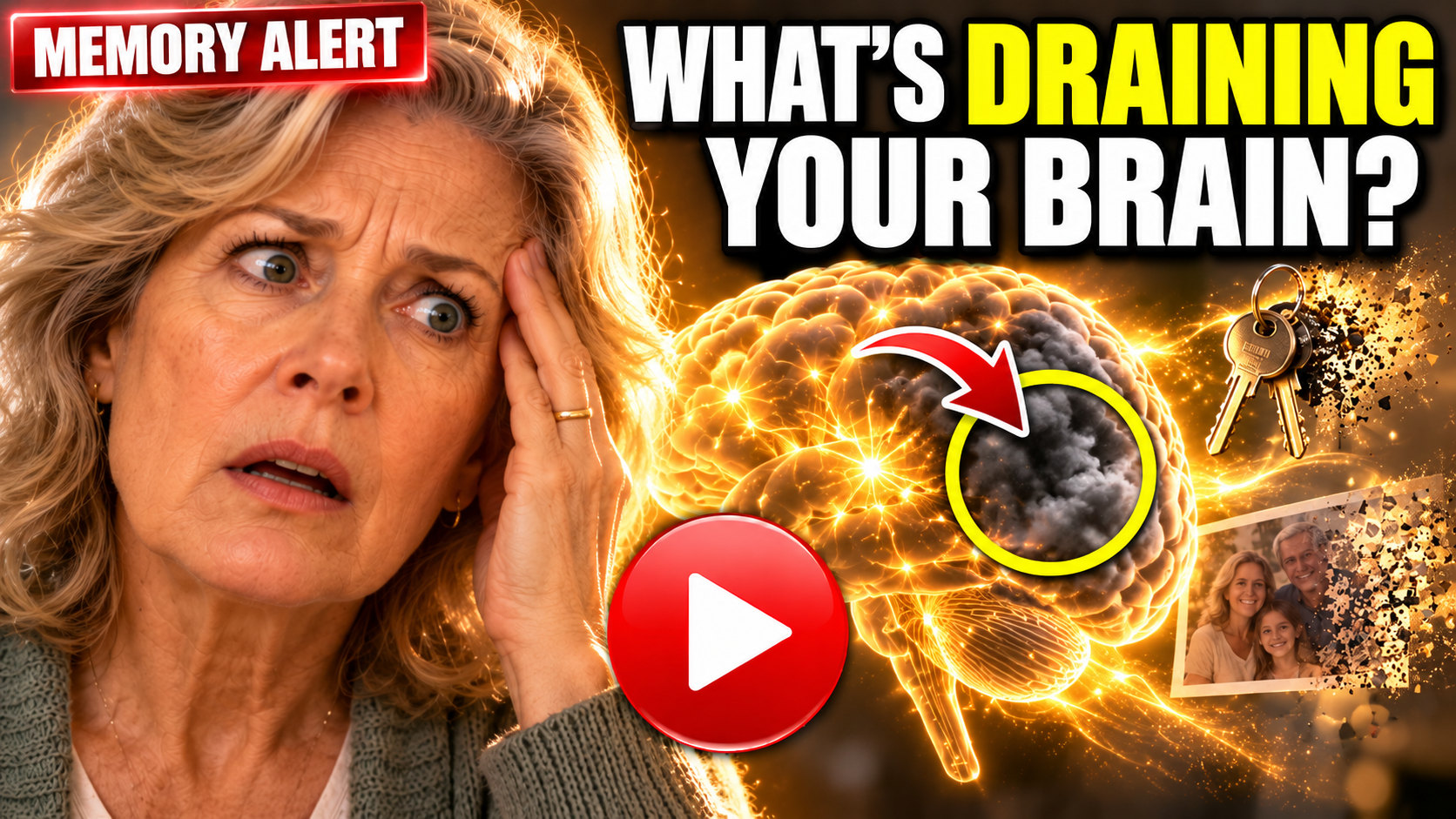 Video presentation about brain energy and everyday forgetfulness